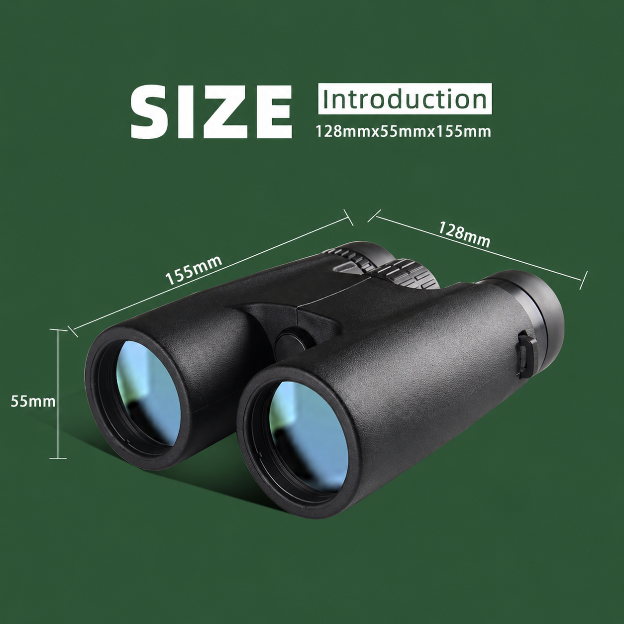 Vysoce kvalitní přenosný vodotěsný dalekohled 10x42 HD pro pozorování ptáků a lov.
